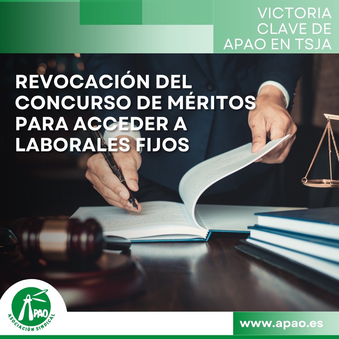 Victoria de APAO en el TSJA