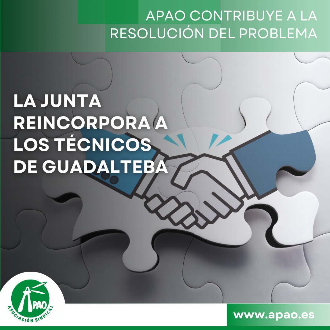 APAO consigue revertir la eliminación de la Unidad de Orientación Laboral en Guadalteba